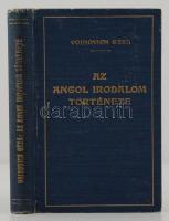 Voinovich Géza: Az angol irodalom története. Kultura és Tudomány. Bp., é.n., Franklin-Társulat, 242 p. Kiadói kopottas egészvászon kötés.