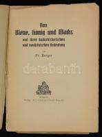 Fr. Berger: Von Biene, honig und Machs und ihrer kulturhistorischen und medizinischen Bedeutung. Zür...