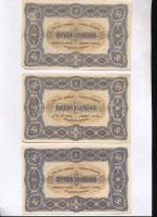 1920. 10K + 1920. 50K (3x) "Orell Füssli Zürich" T:I-II
Adamo K14, K25