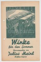 3 db német nyelvű Julius Meinl reklám