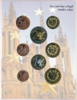 Litvánia 2004. 1c-2E "Euro próbaveretek" (8xklf) fémpénz szettben, díszkiadás T:BU
Lithua...