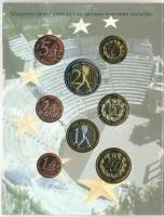 Bulgária 2004. "Olimpiai Euro Próbaveretek" 1c-2E (8xklf) fémpénz szettben, díszkiadás T:1...