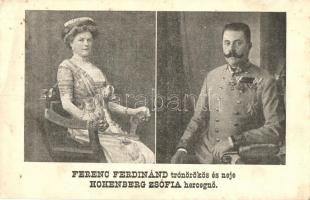A meggyilkolt trónörököspár gyermekeivel, Ferenc Ferdinánd trónörökös és Zsófia hercegnő / Franz Fer...