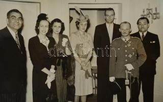 cca 1940 Horthy Istvánné Edelsheim-Gyulai Ilona (1918-2013) , Eszterházy Józsefné grófnő, Andrássy I...