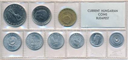 1972. 2f-10Ft 10db klf, érmés forgalmi sor fóliatokban T:1
Adamo FO5