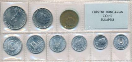 1971. 2f-10Ft 10db klf, érmés forgalmi sor fóliatokban T:1 a 2Ft-oson patina
Adamo FO4