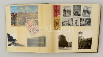 cca 1930-1970 fotó és negatívok, több mint 100 db főleg családi, egy része fotóalbumban