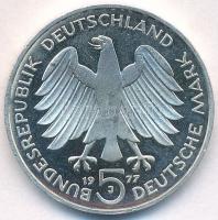 NSZK 1977J 5M Ag "Carl Friedrich Gauss születésének 200. évfordulója" T:2(PP) ph.
FRG 197...