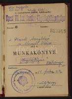 1922-1967 Vegyes okmány tétel(MÁV igazolvány, heti előjegyző zsebnaptár, igazolás, hatodik békekölcs...