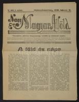 1939 A Nagy Magyar Alföld, társadalmi, politikai, közgazdasági, irodalmi és művészeti szemle V. évfolyamának 1. száma