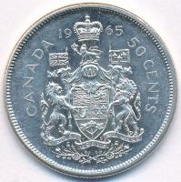 Kanada 1965. 50c Ag "II. Erzsébet" T:1-
Canada 1965. 50 Cents Ag "Elisabeth II"...