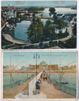 15 db RÉGI külföldi és magyar képeslap, városképek, portrék, fotólapok, vegyes minőségben / 15 pre-1...