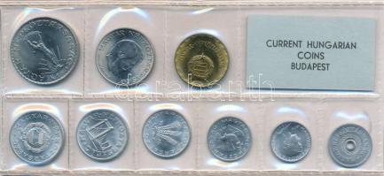 1976. 2f-10Ft 10db klf, érmés forgalmi sor fóliatokban T:1
Adamo FO9