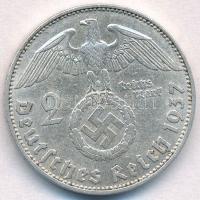 Német 3. Birodalom 1937D 2M Ag "Hindenburg" T:2 ph.
German Third Reich 1937D 2 Mark Ag &q...