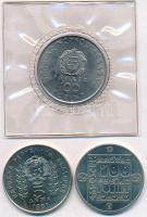 1980. 100Ft Ni "Szovjet-magyar közös űrrepülés" + Bulgária/Magyarország 1981. 5L alpakka &...