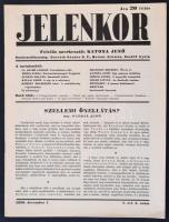 1939 A Jelenkor, antifasiszta lap I. évfolyamának 5. száma, 12p