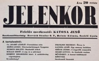 1939 A Jelenkor, antifasiszta lap I. évfolyamának 5. száma, 12p