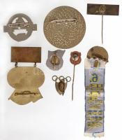 NDK 8db-os vegyes jelvény és kitűző tétel T:2-3
GDR 8pcs of various badges and pins C:XF-F