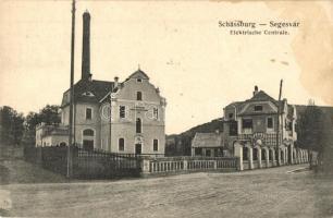 Segesvár, Schässburg, Sighisoara; Viillanytelep / Elektrische Centrale / electric plant