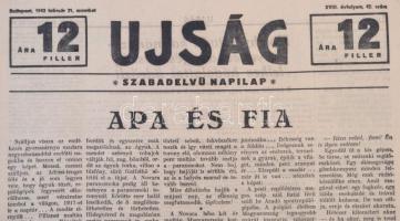 1942 Az Újság szabadelvű napilap XVIII. évfolyamának 42. száma