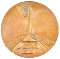 ~1970-1980. "Szabó Ervin-emlékérem" Br emlékérem (81mm) T:2