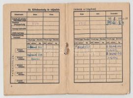 1952 Kitöltött beadási könyv