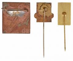 1948. "XVI. Olympia London 1948" kitűző + 1956. (?) "International Olympic Commitee -...