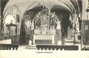 Fogaras, Fagaras; várkápolna, belső / castle chapel, interior