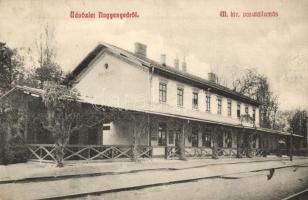 Nagyenyed, Aiud; vasútállomás / railway station