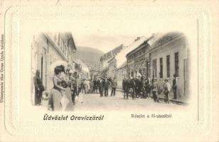 Oravica, Oravita; Fő utca, Georg Ivacskovics üzlete, Gross Gyula tulajdona / main street shop