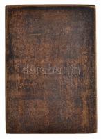 Solymári Valkó László (1909-1984) DN "Kossuth Lajos" Br plakett (89,5x64mm) T:1