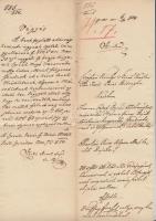 1854 Magyar nyelvű járásbírósági keresetlevél, 6 kr szignettával