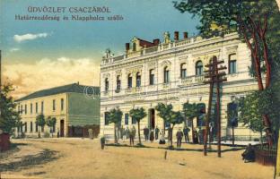 Csacza határrendőrség és hotel