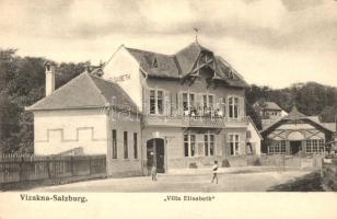 Vizakna, Salzburg, Ocna Sibiului; Villa Elisabeth, kiadja Jos. Drotleff / villa