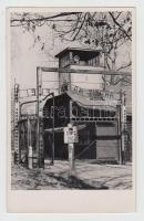 Oświęcim(Auschwitz), Lengyelország, koncentrációs tábor, 3 db modern fotólap, 9x14 cm