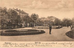 Sopron, Deák tér, Blum N. kiadása (EK)