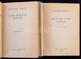 Stelczer Árpád: Cseh-magyar, magyar-cseh szótár. Kisszótár sorozat. Bp., 1967, Terra. Kiadói egészvá...