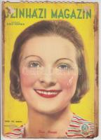 cca 1930-1940 a Színházi Magazin címlapjai, rajta korabeli hírességekkel, összesen 13 db