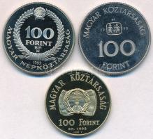 1983. 100Ft alpakka "Czóbel Béla" + 1990. 100Ft Cu-Ni "S.O.S. Gyermekfalu" + 199...