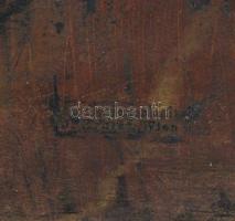 Kézfej, fa talapzaton, jelzett (J. Hrusza Der Galvanoplastik), h:19 cm, m:5 cm