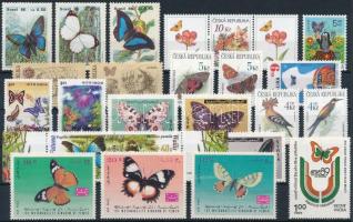 Butterfly 23 diff stamps, Lepke motívum 23 klf bélyeg