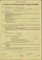 cca 1989-1992 Esterházy Márton (1956- ) focista iratai, névjegykártya, megállapodás, stb