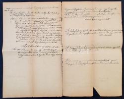 1885 Eperjes, Letartóztatással kapcsolatban kiadott tényleírás