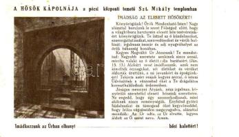 Pécs temető Hősök kápolnája (EB)