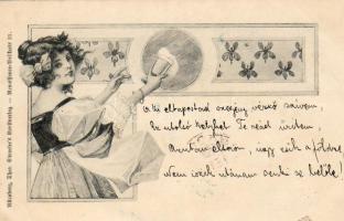 1898 Renassaince-Postkarte 21