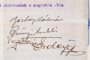 1931 Debreceni lakosok között létrejött társasági szerződés gőzmalom bérlettel kapcsolatban