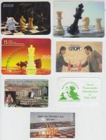 cca 1989-2013 14 db, főleg sakkal kapcsolatos kártyanaptár
