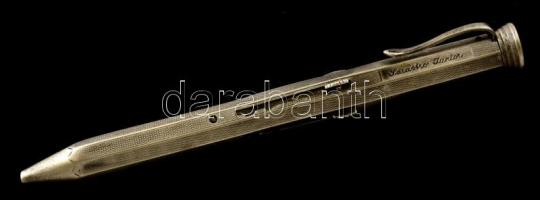 Ezüst(Ag) golyós toll, h: 12,5 cm, bruttó: 23,3 g