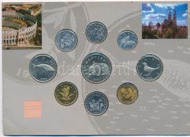 Horvátország 1993. 1l-5K (9xklf) forgalmi sor szettben T:1
Croatia 1993. 1 Lipa - 5 Kuna (9xdiff) c...