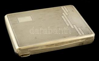 Ezüst(Ag) cigarettatárca, jelzett, 8x6 cm, nettó: 55 g